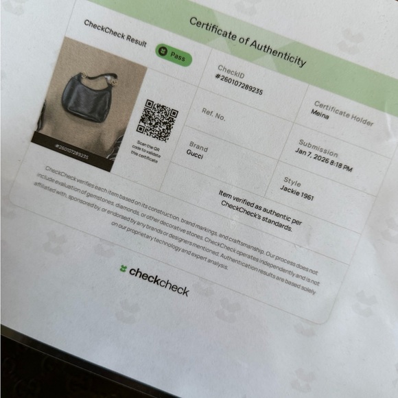 Gucci Black Embossed Hobo Bag with Gold Accents - Picture 11 of 11